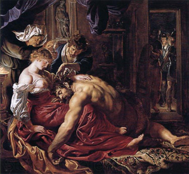 Peter Paul Rubens Samson and Delilab (mk01) Norge oil painting art